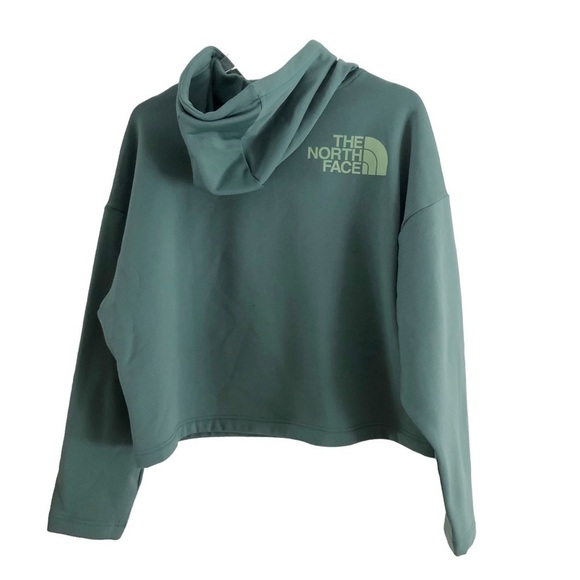 The North Face Horizon Performance Crop Hoodie Sage Green Size XL - Picture 3 of 11